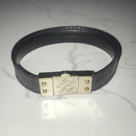 Louis Vuitton Bracelet Graphite Damier - Picture 1 of 2